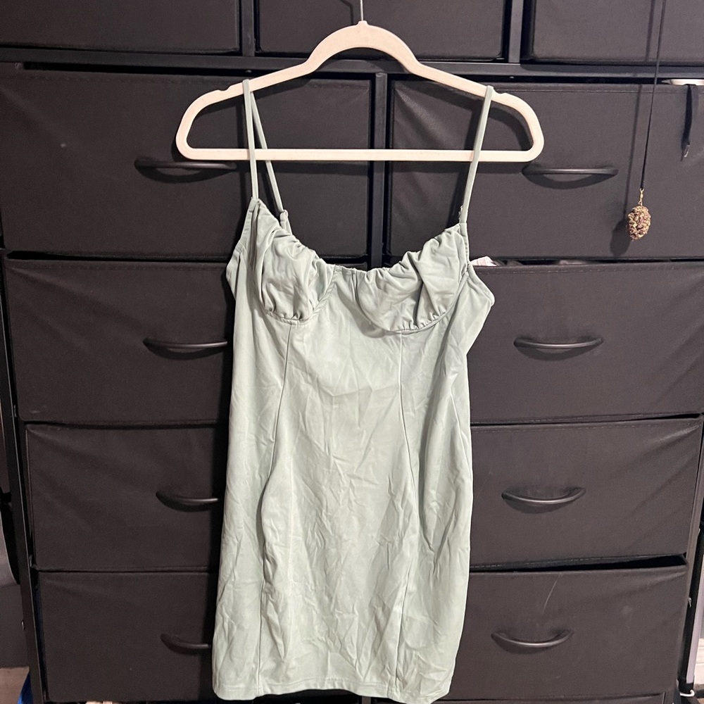 Light Green Spaghetti Strap Dress